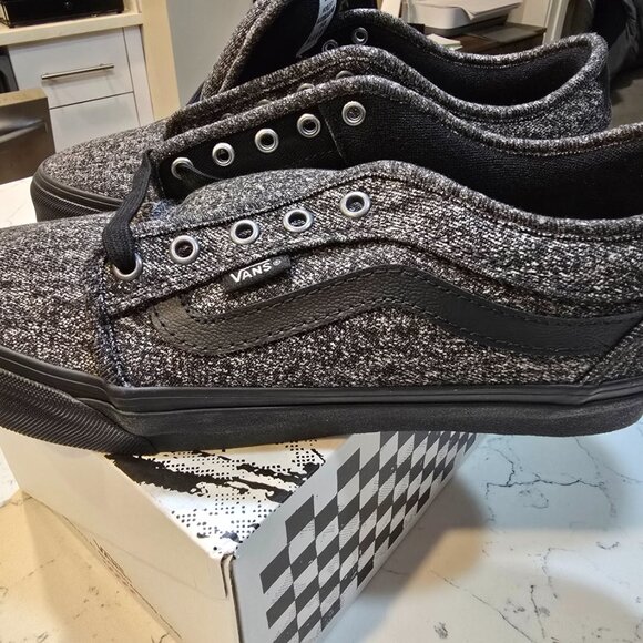 Vans Skate Chukka Low Black / Denim Classic Authentic Shoe Sneaker Mens Size 10 - Picture 5 of 13